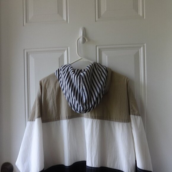 Jennifer Moore Activewear XL, nylon zip up hooded jacket 4 pockets like new - Picture 5 of 14